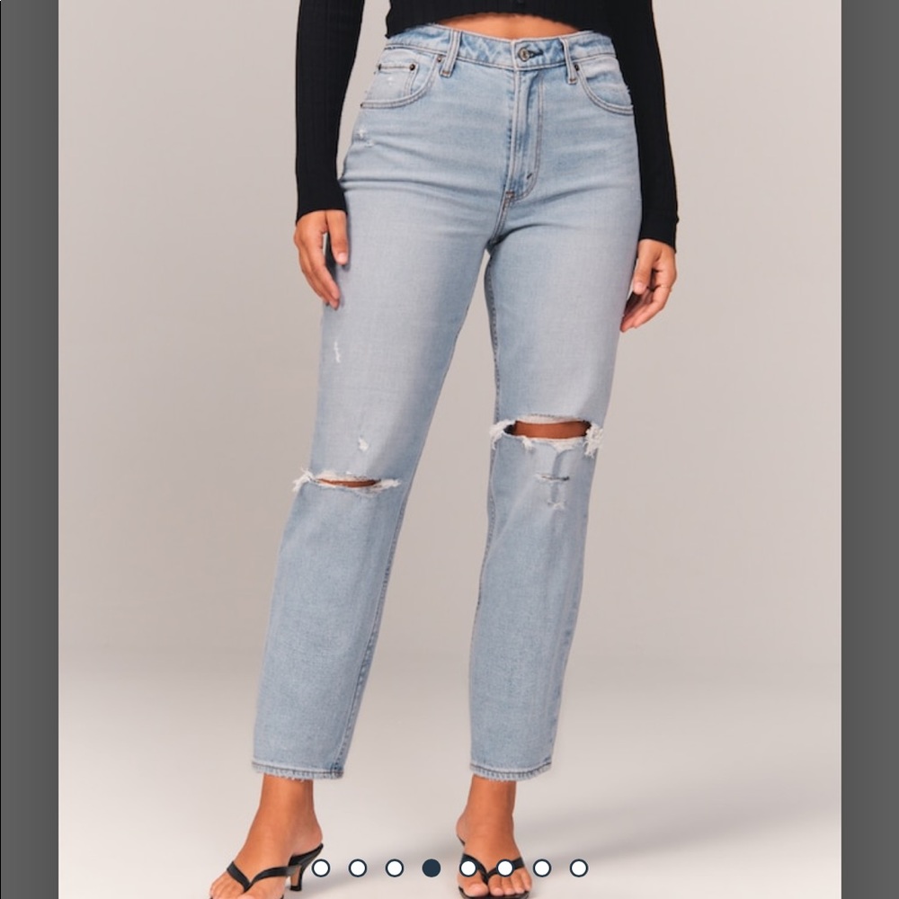 Abercrombie mom jeans